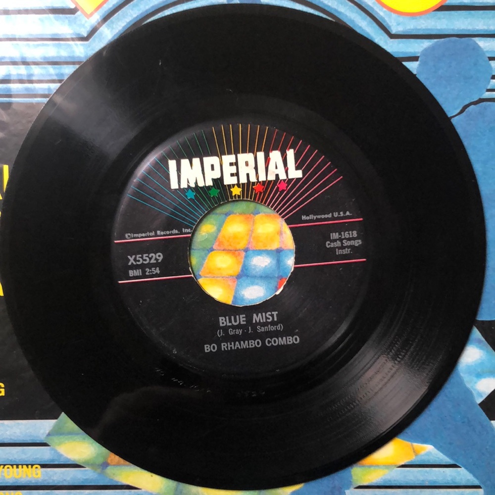 Bo Rhambo Combo Blue Mist/Diane Vinyl 45 Record